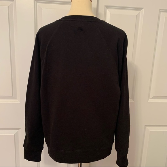 ZADIG & VOLTAIRE Black Crystal Camo Logo Rock Strass Sweatshirt🆕 - Picture 3 of 6